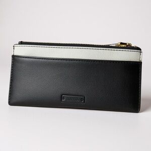 Fossil Keely Tab Black & White Wallet SL7217